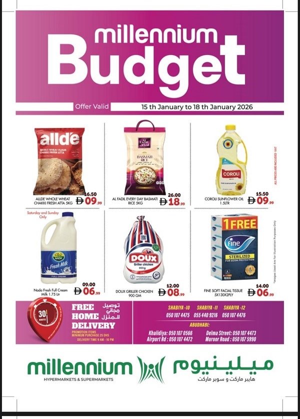 Millennium Budget Weekend offers