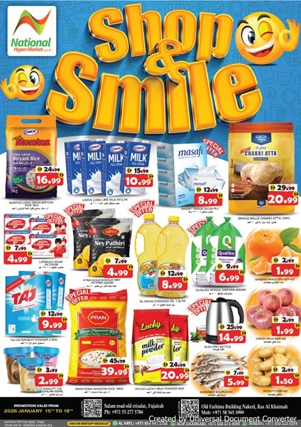 National Hypermarket Shop & Smile offer