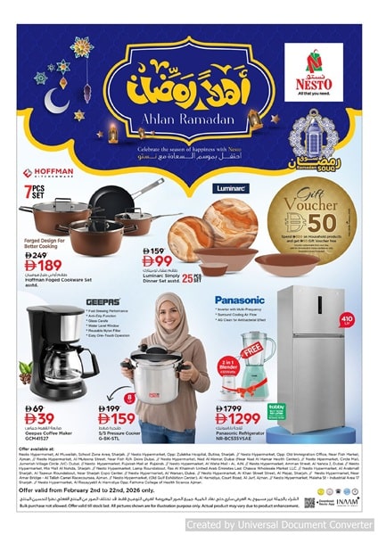 Nesto Ramadan offer