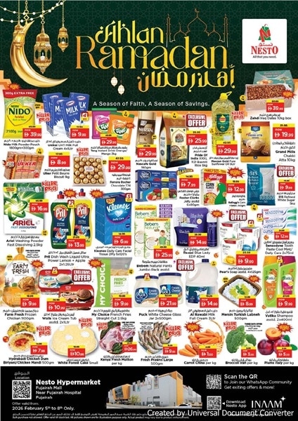 Nesto Fujairah Catalog cover page