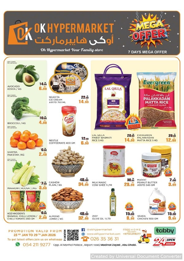Ok Hypermarket Catalog cover page