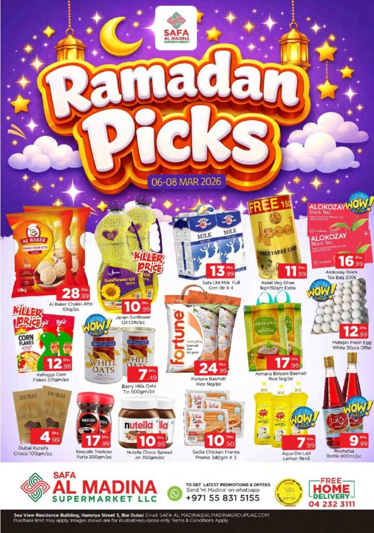 Safa Al Madina Bur Dubai Ramadan offers