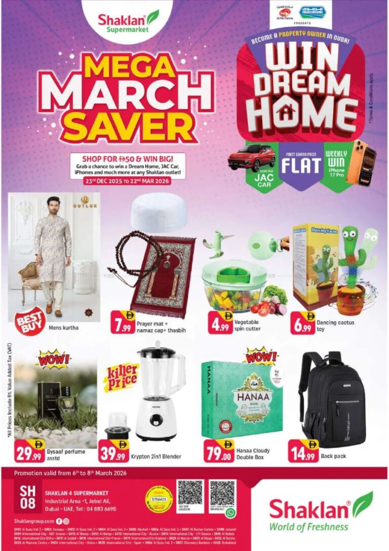 Shaklan Market Mega March Savers