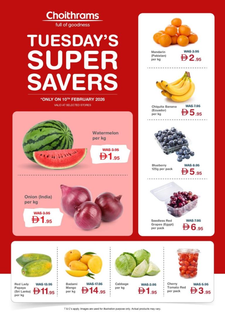 Choithrams Tuesday Super Savers