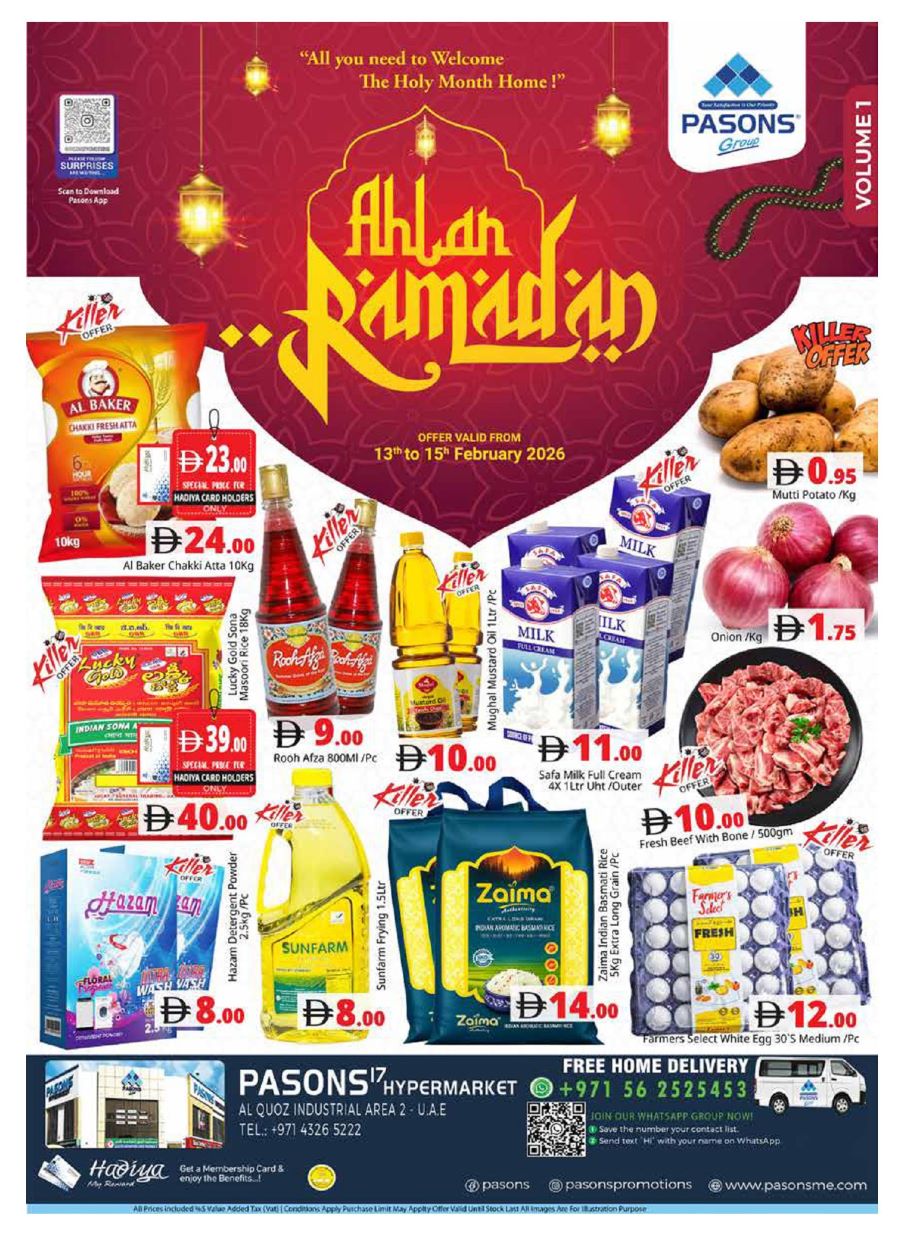 Pasons Hypermarket Catalog cover page