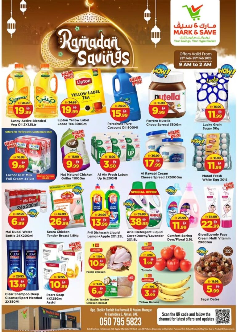 Mark & Save Ajman Ramadan Savings deals