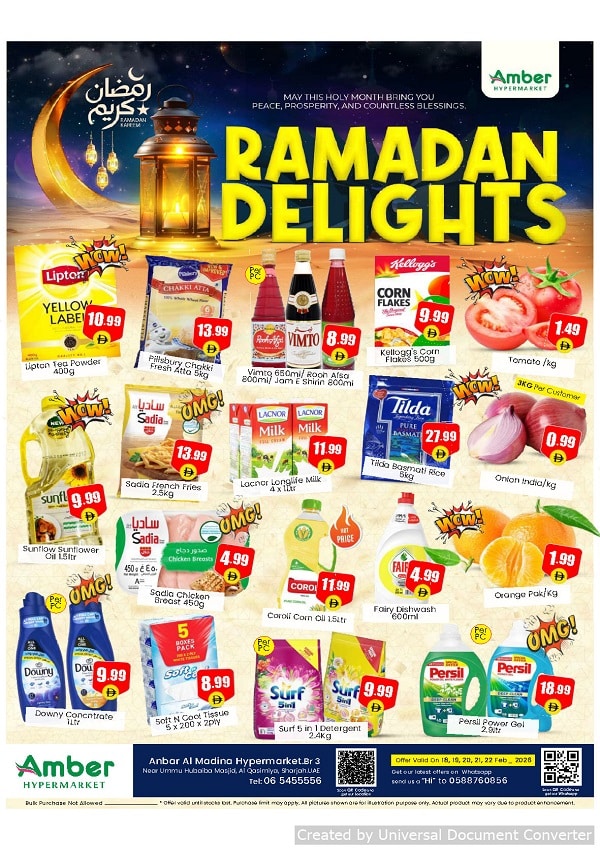 Amber Hypermarket Ramadan offers