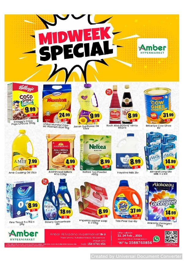 Anbar Al Madina Midweek Special offers