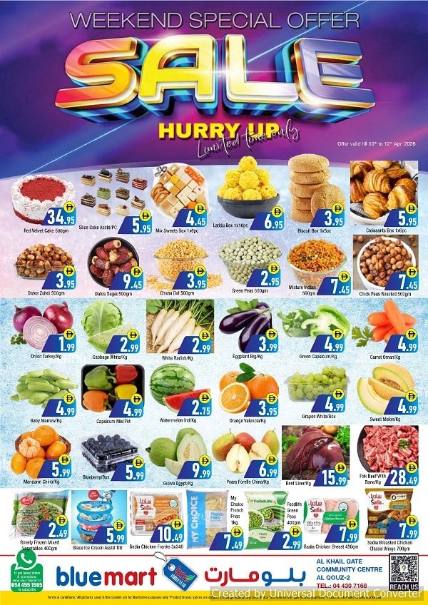 Bluemart Hypermarket offers Catalog cover page