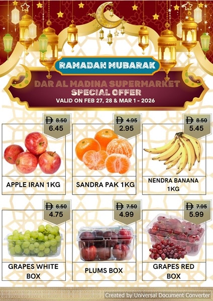 Dar Al Madina Ramadan offer