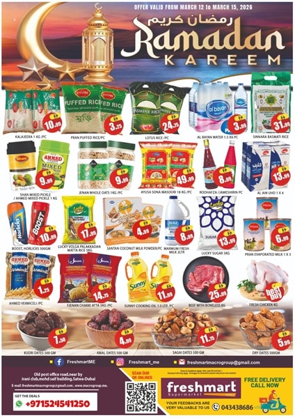 Freshmart Satwa Ramadan offers