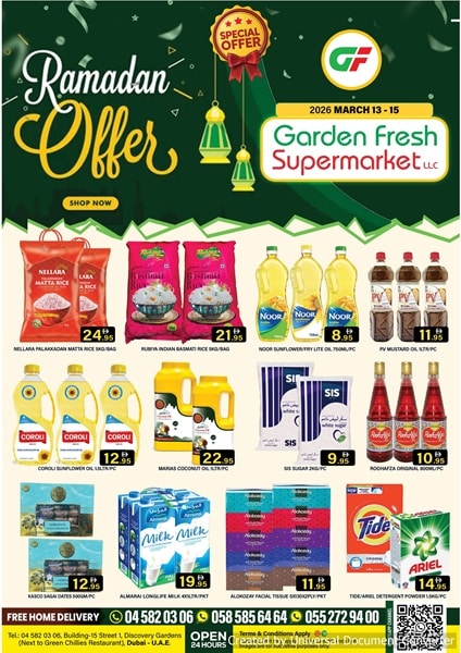 Garden Fresh Supermarket offers Catalog cover page