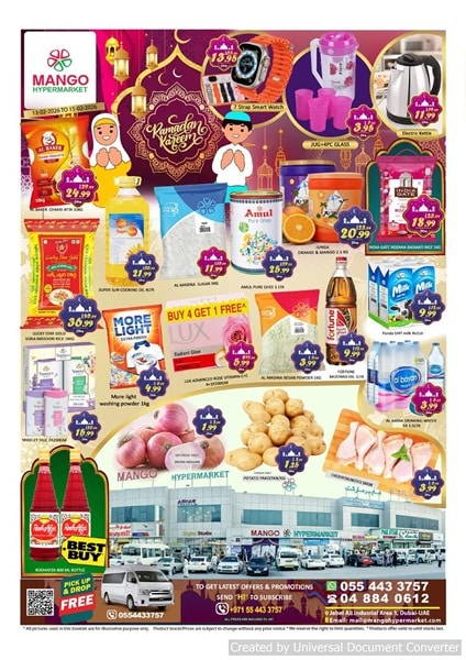 Mango Hypermarket Jebel Ali Ramadan offers