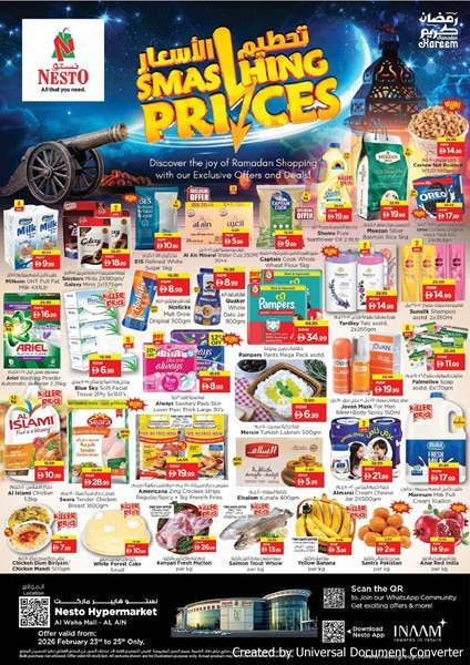 Nesto Al Ain Offers Catalog cover page