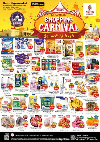 Nesto Sharjah Offers Catalog cover page