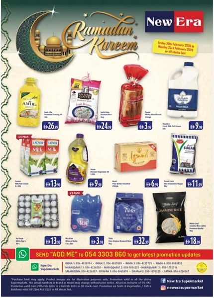 New Era Supermarket Ramadan offers
