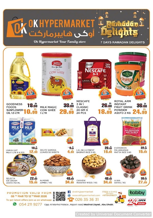 Ok Hypermarket  Ramadan Promotion