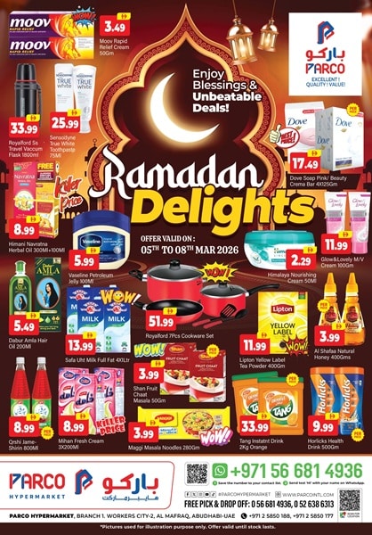 Parco Hypermarket Abu Dhabi Ramadan  Delights offer