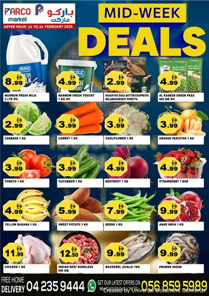 Parco Market Dubai offers Catalog cover page