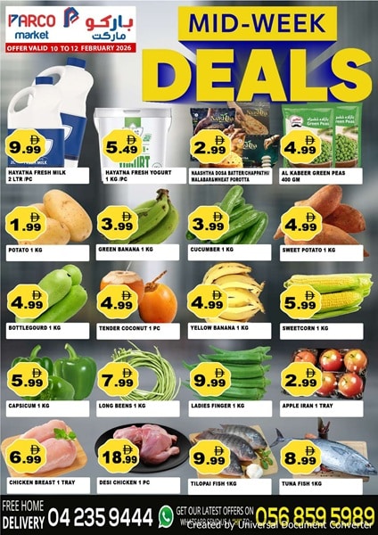 Parco Hypermarket Midweek Deals