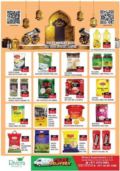 Riviera Supermarket offers Catalog cover page