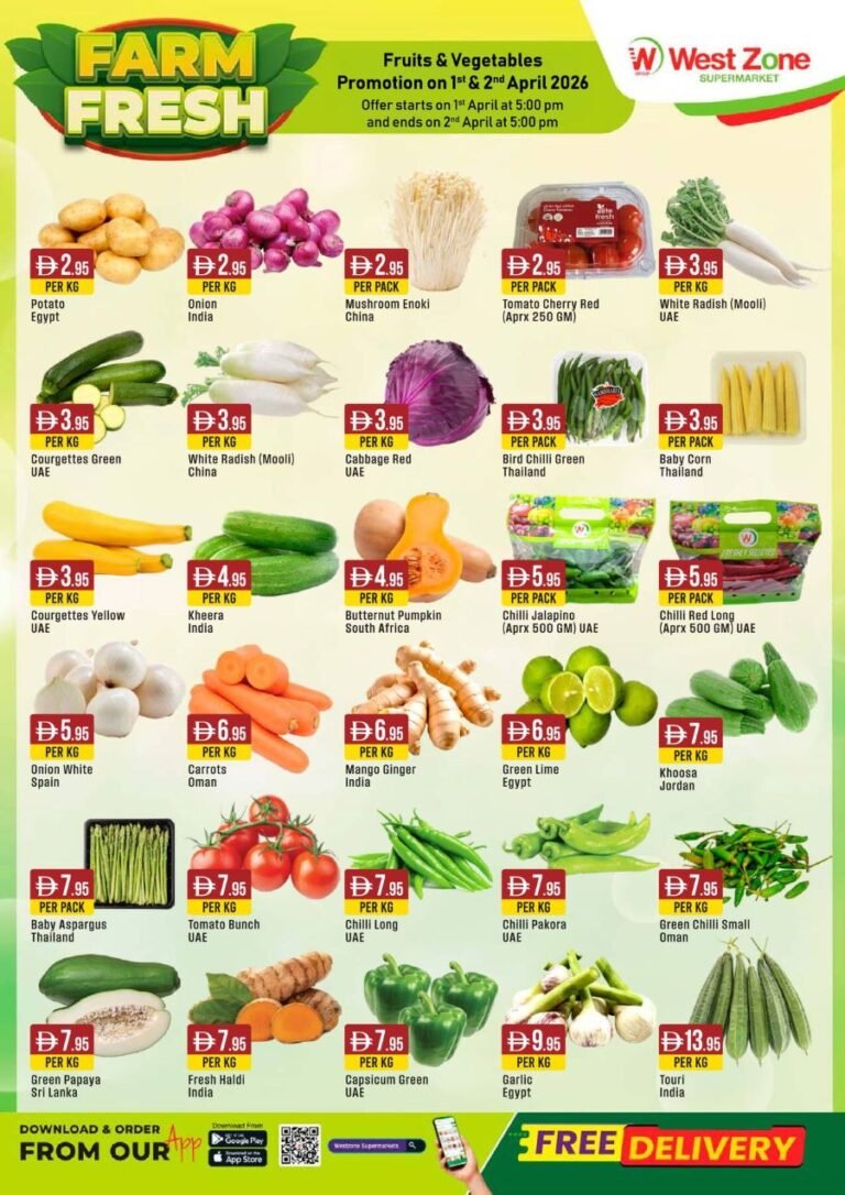 West Zone Farm Fresh offers