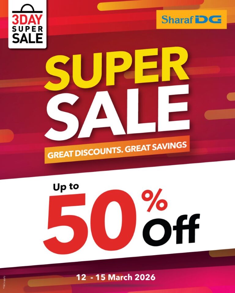 Sharaf DG 3 day Super sale