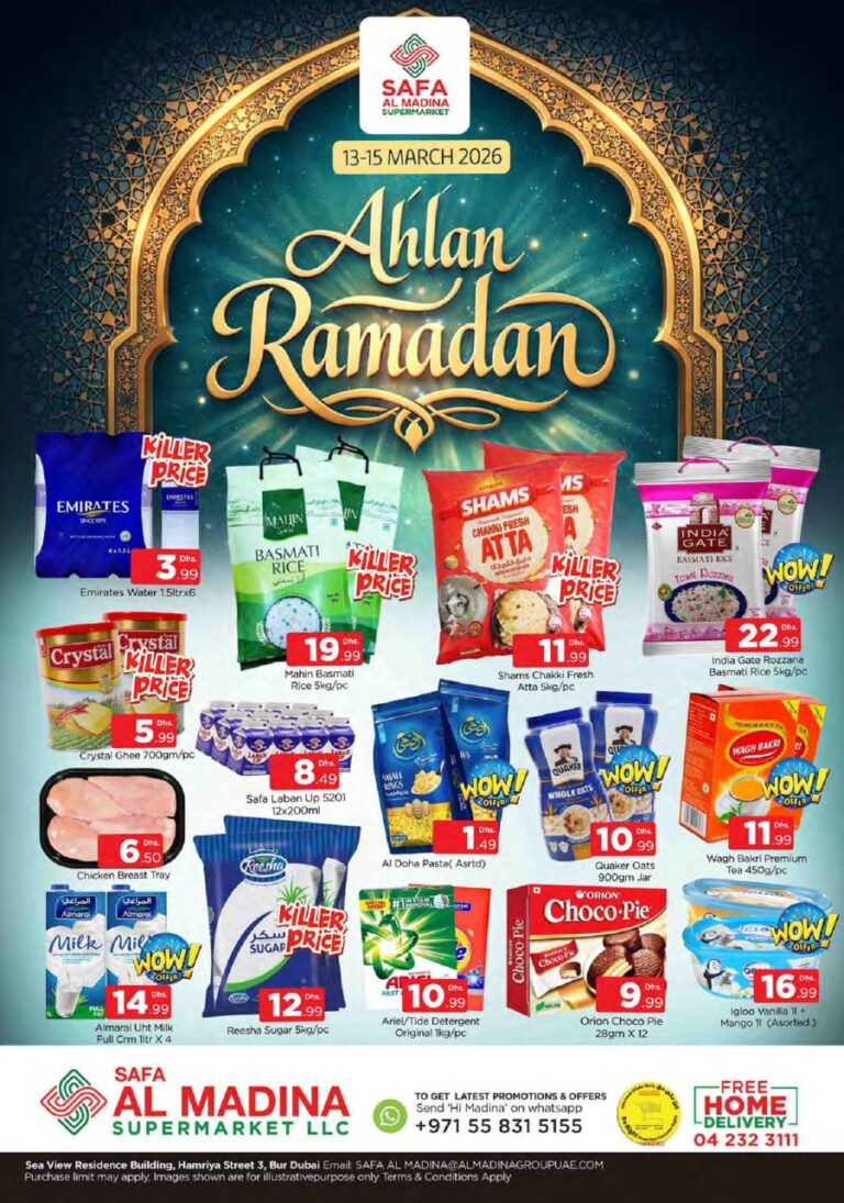 Safa Al Madina Bur Dubai Ramadan offers