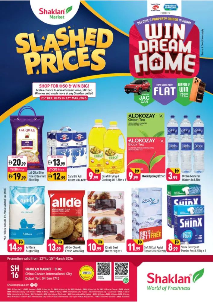 Shaklan Market Slashed Prices deals