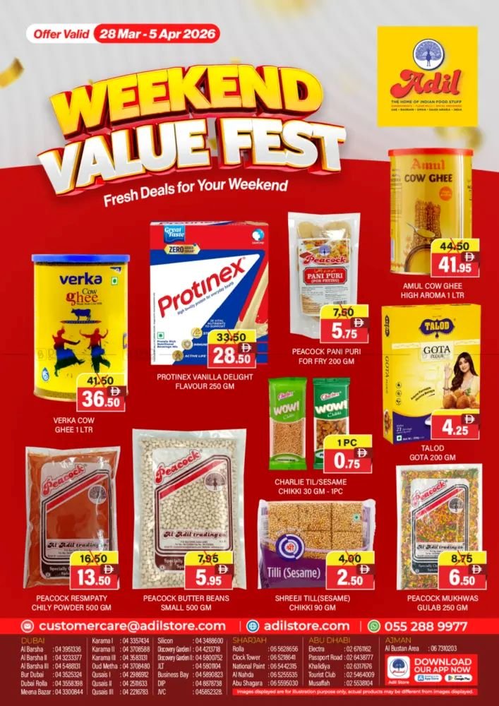 Al Adil Weekend Value Fest deals