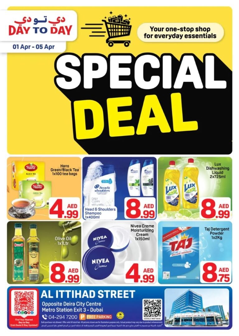 Day to Day Deira Special deals