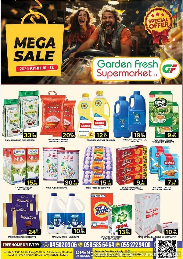Garden Fresh Supermarket offers Catalog cover page