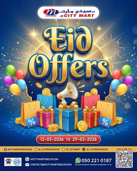 M City Mart Hypermarket Eid offers