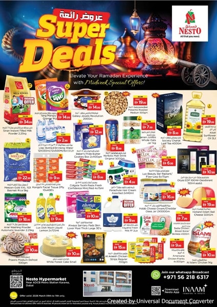 Nesto Burj Nahar  Super Deals