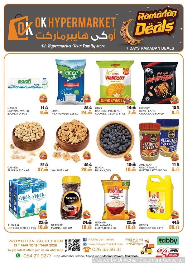 Ok Hypermarket  Ramadan Promotion