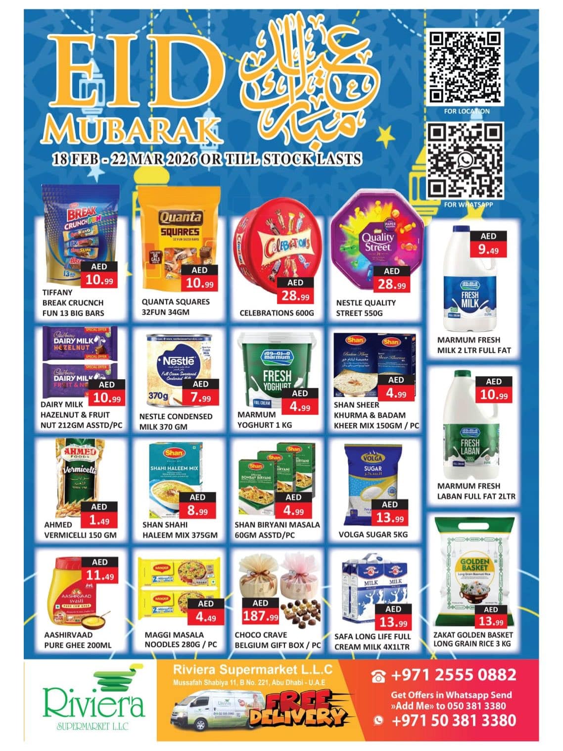 Riviera Supermarket offers Catalog cover page