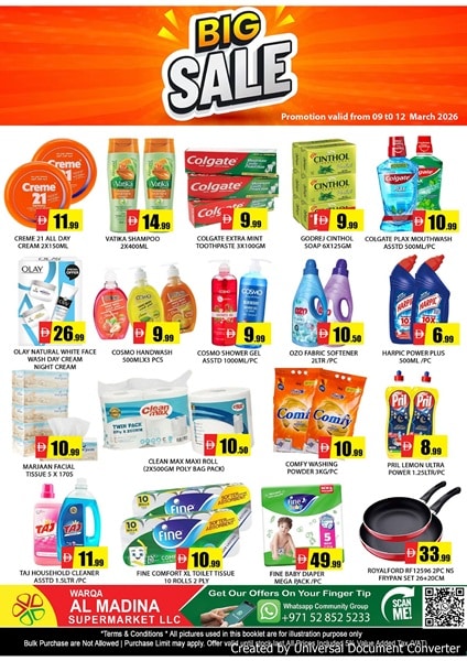 Warqa Al Madina offers Catalog cover page