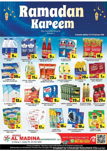 Warqa Al Madina Ramadan offers