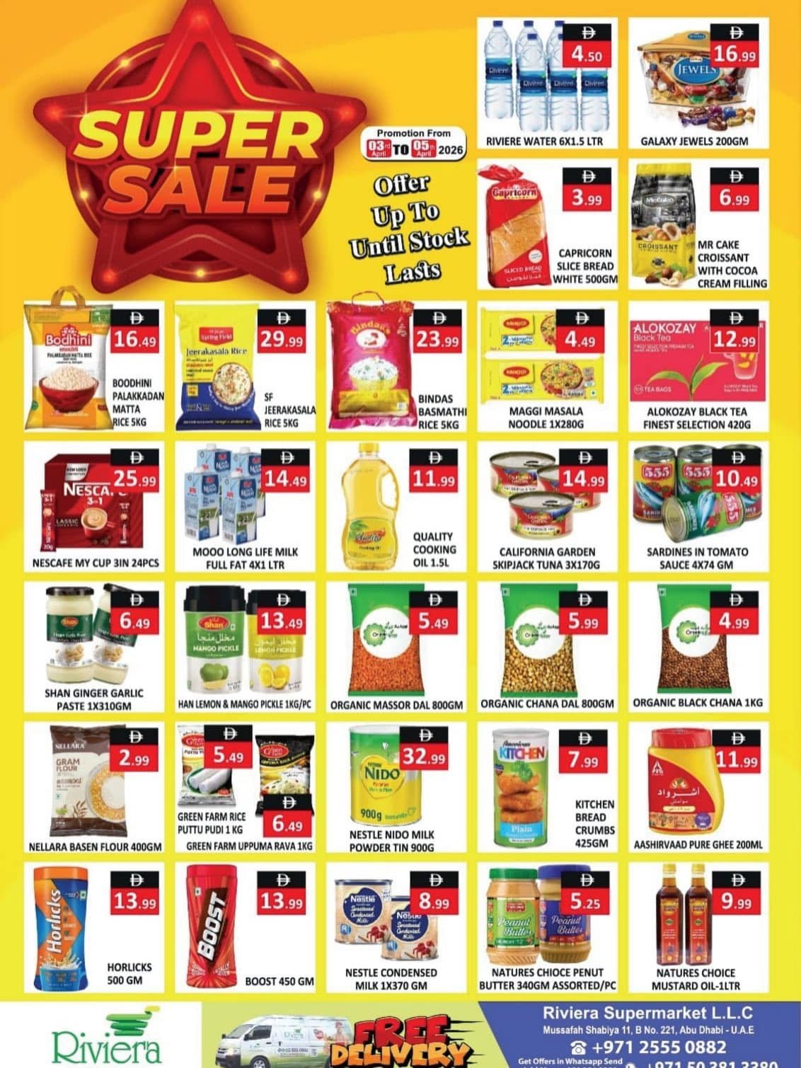 Riviera Supermarket offers Catalog cover page
