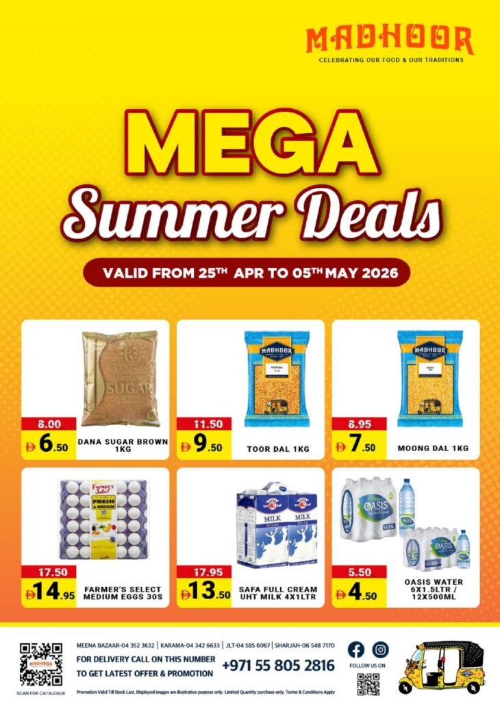 Madhoor Stores Mega Summer deals