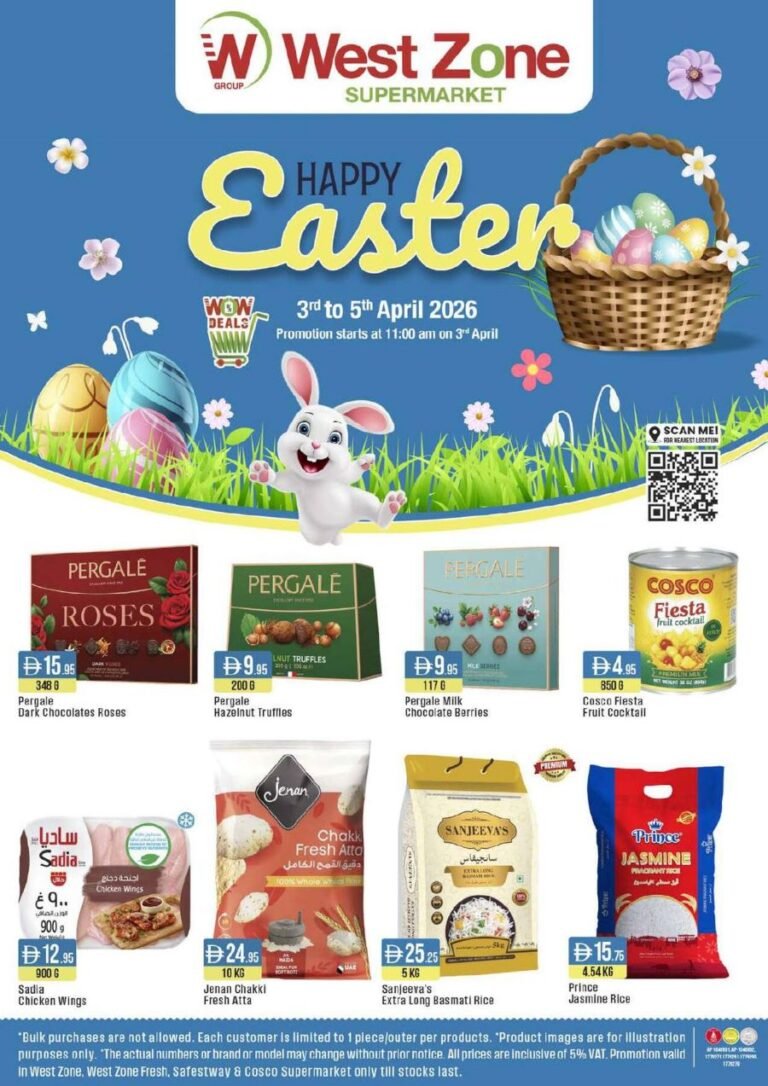 West Zone Easter offers