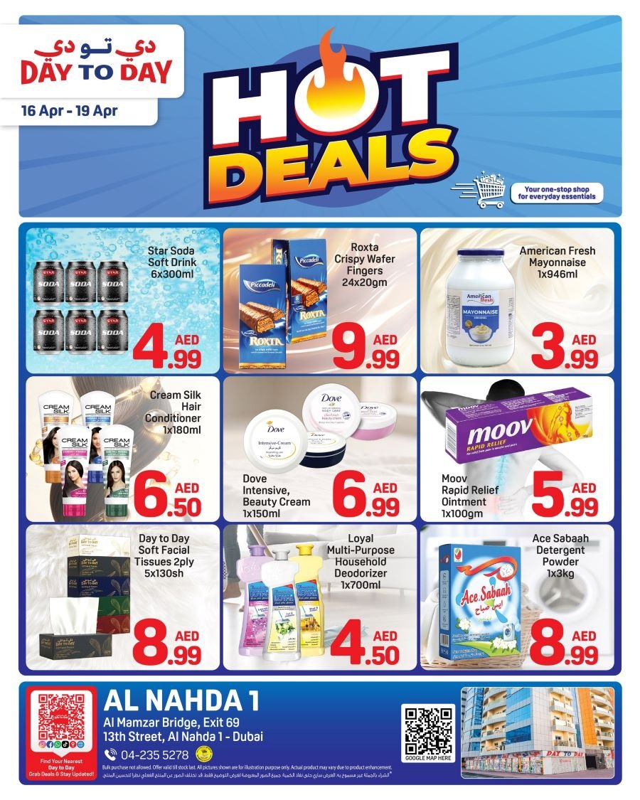 Day to Day Al Nahda offers Catalog cover page