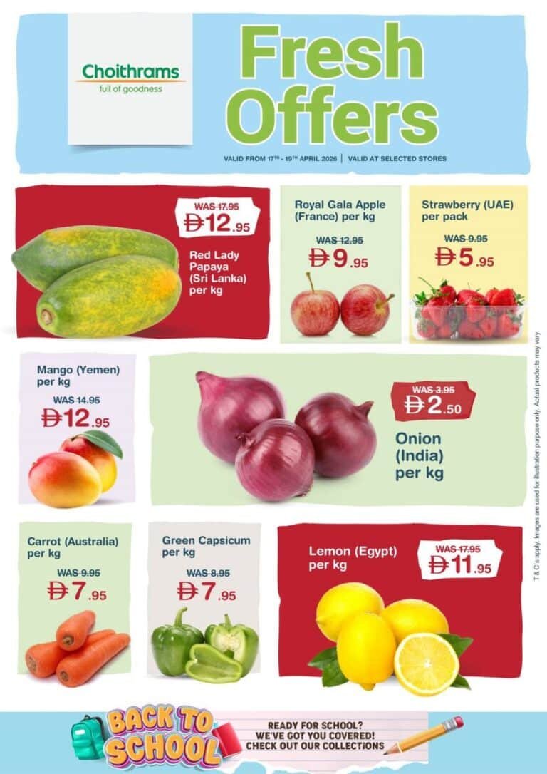 Choithrams Fresh offers