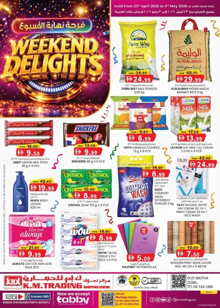 KM Trading Weekend delights
