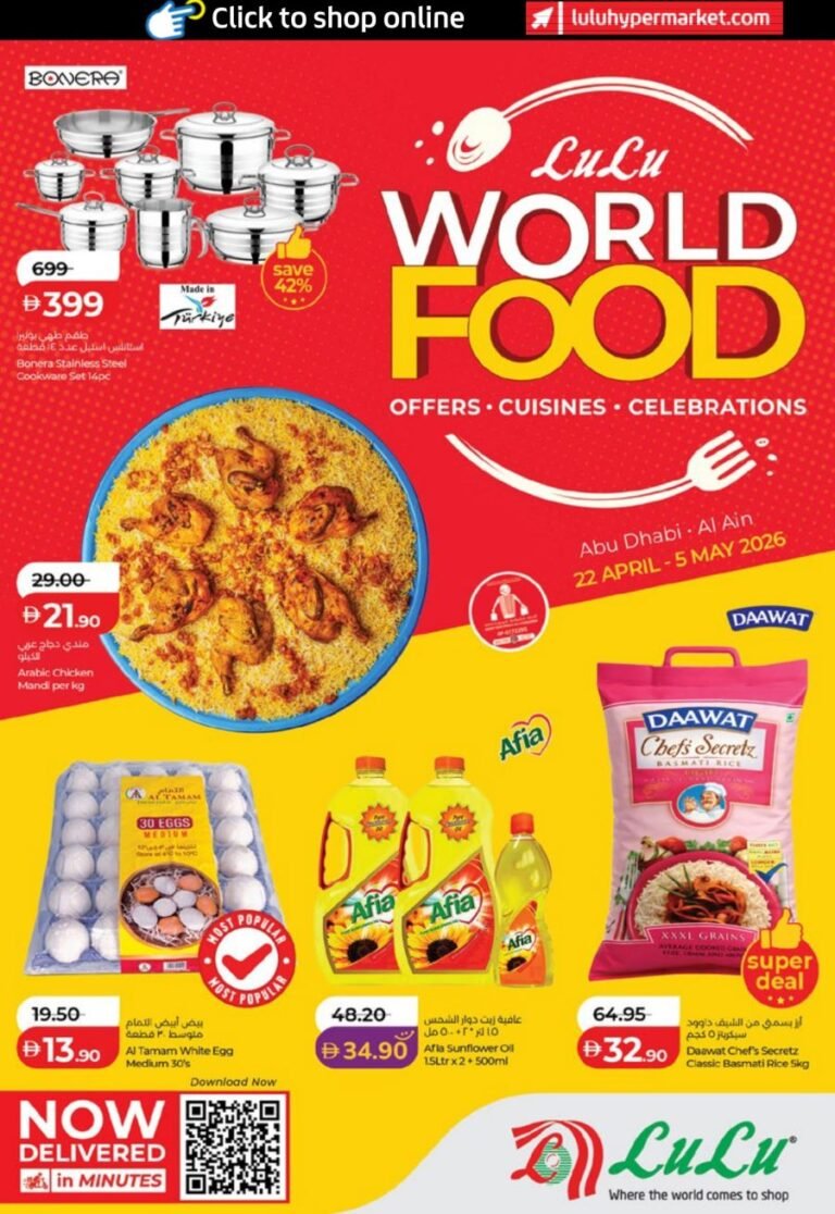 Lulu Abu Dhabi World Food offers