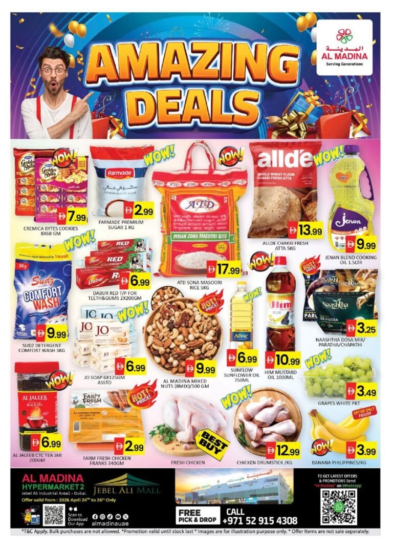 Al Madina Jebel Ali Amazing deals