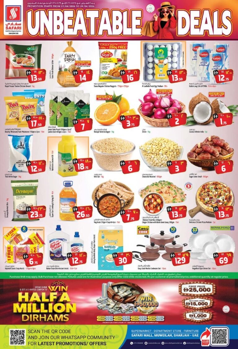 Safari Hypermarket Unbeatable deals