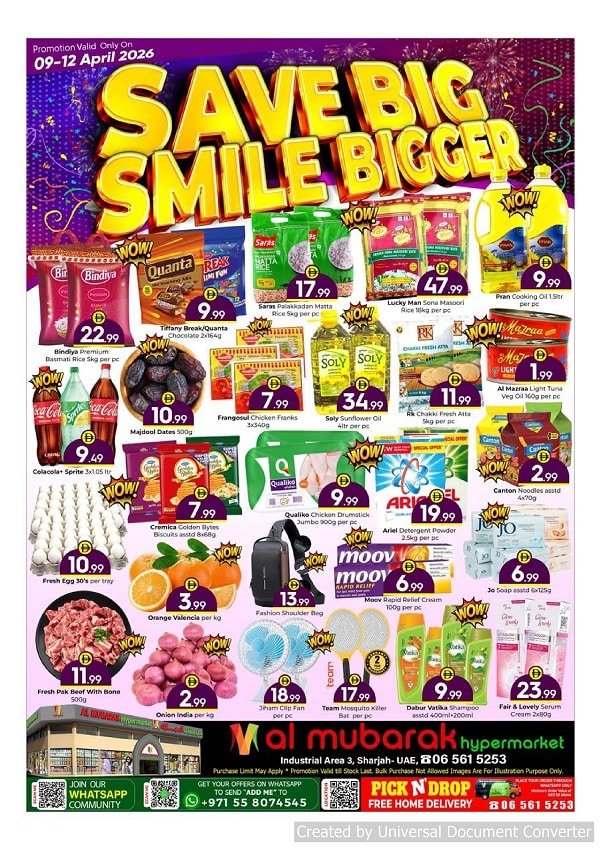 Al Mubarak Hypermarket Save Big offers