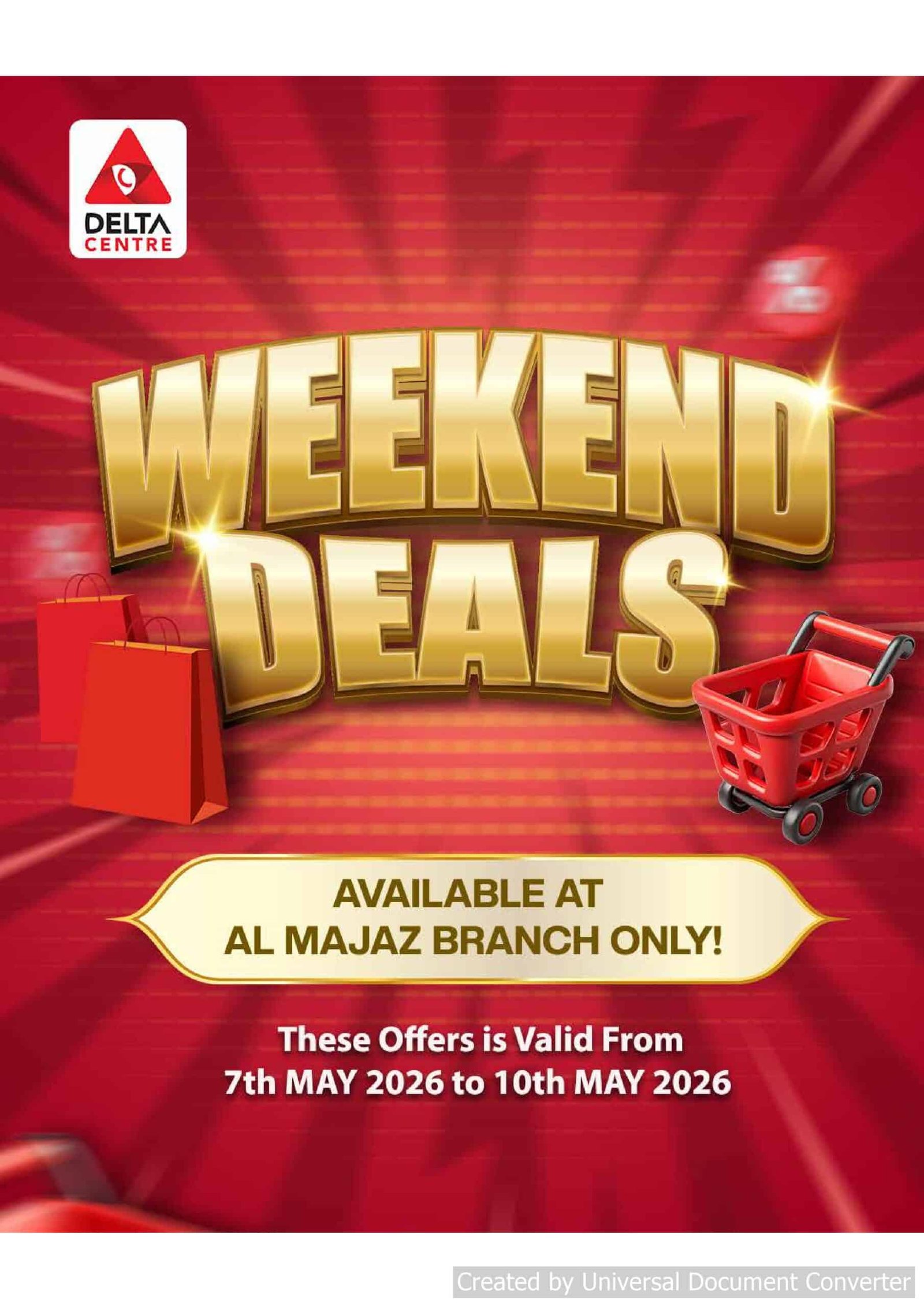 Delta Centre Dubai offers Catalog cover page