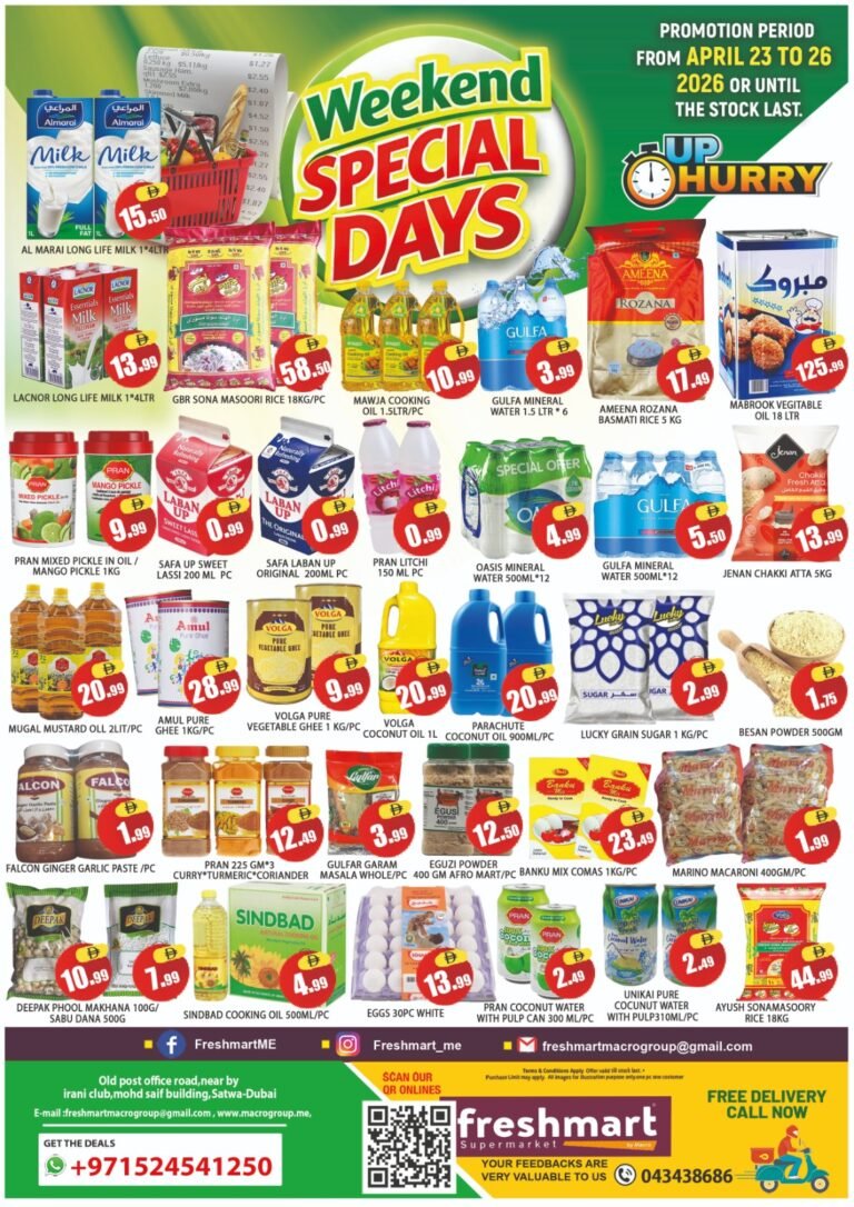 Freshmart Weekend Special Sale
